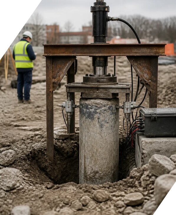 Испытания грунтов сваями в Тихвине от 32784 р. | ЭкспертизаРоссия