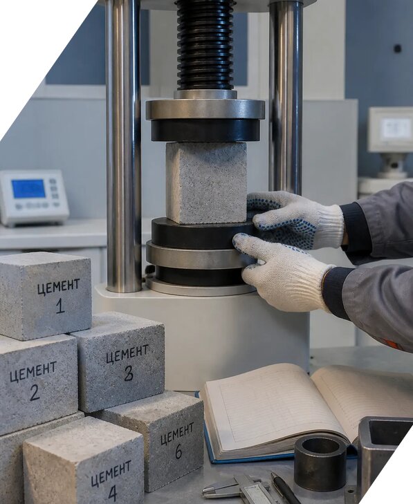 Испытания цемента на прочность в Тихвине от 3825 р. | ЭкспертизаРоссия