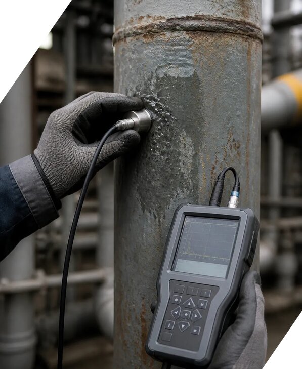 Ультразвуковая толщинометрия труб в Тихвине от 1639 р. | ЭкспертизаРоссия