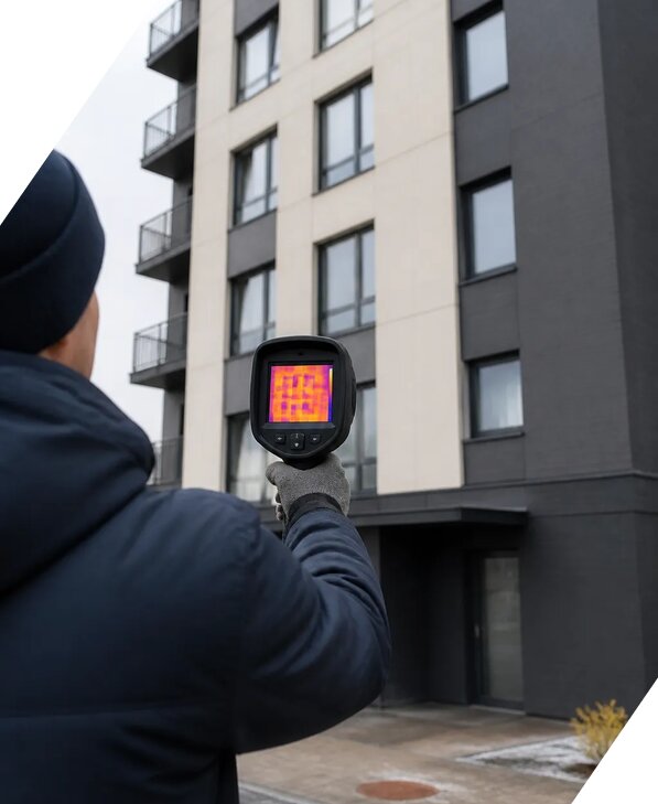 Тепловизионное обследование зданий в Тихвине от 5464 р. | ЭкспертизаРоссия